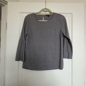 JCrew Mercantile Cotton Gray Top